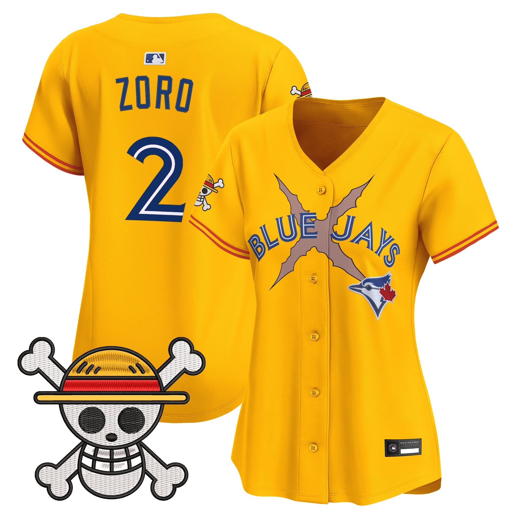 Women's Blue Jays x One Piece Vapor Premier Limited Jersey - Stitched