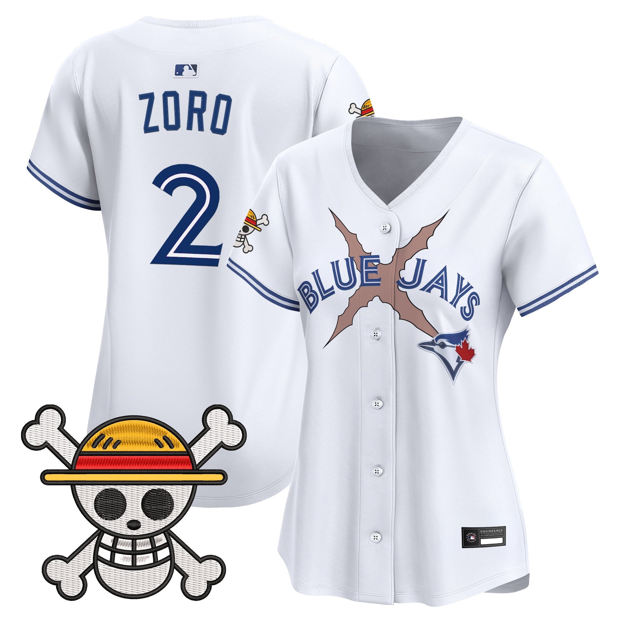 Women's Blue Jays x One Piece Vapor Premier Limited Jersey - Stitched