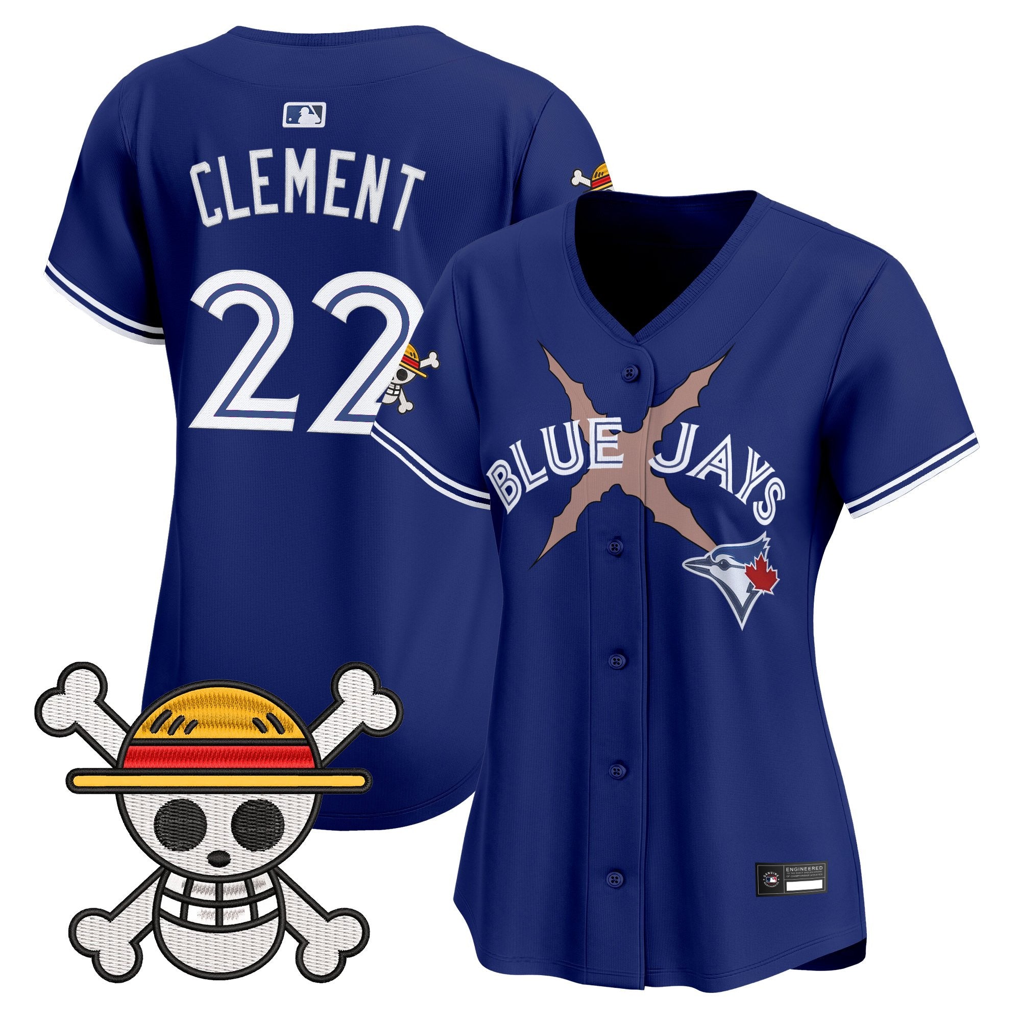 Women's Blue Jays x One Piece Vapor Premier Limited Jersey - Stitched
