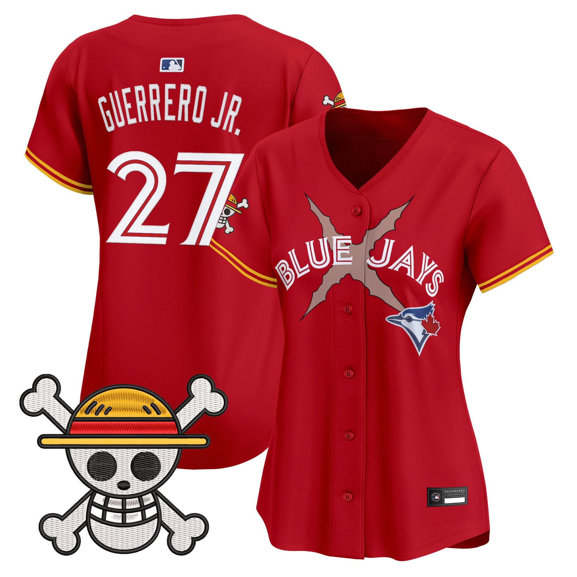 Women's Blue Jays x One Piece Vapor Premier Limited Jersey - Stitched