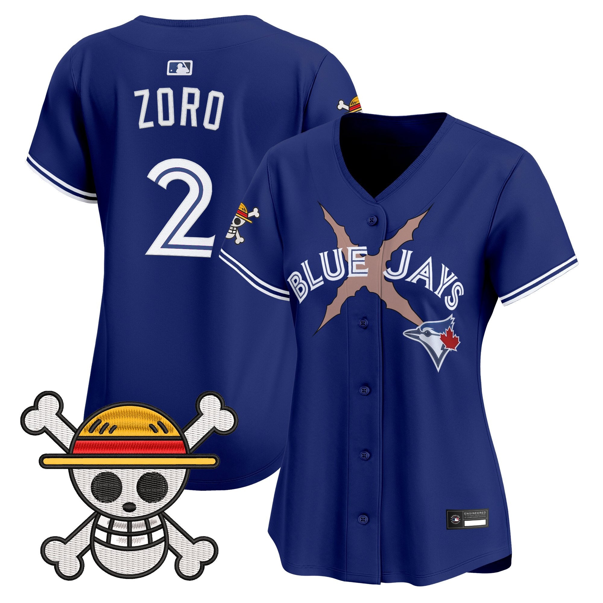 Women's Blue Jays x One Piece Vapor Premier Limited Jersey - Stitched
