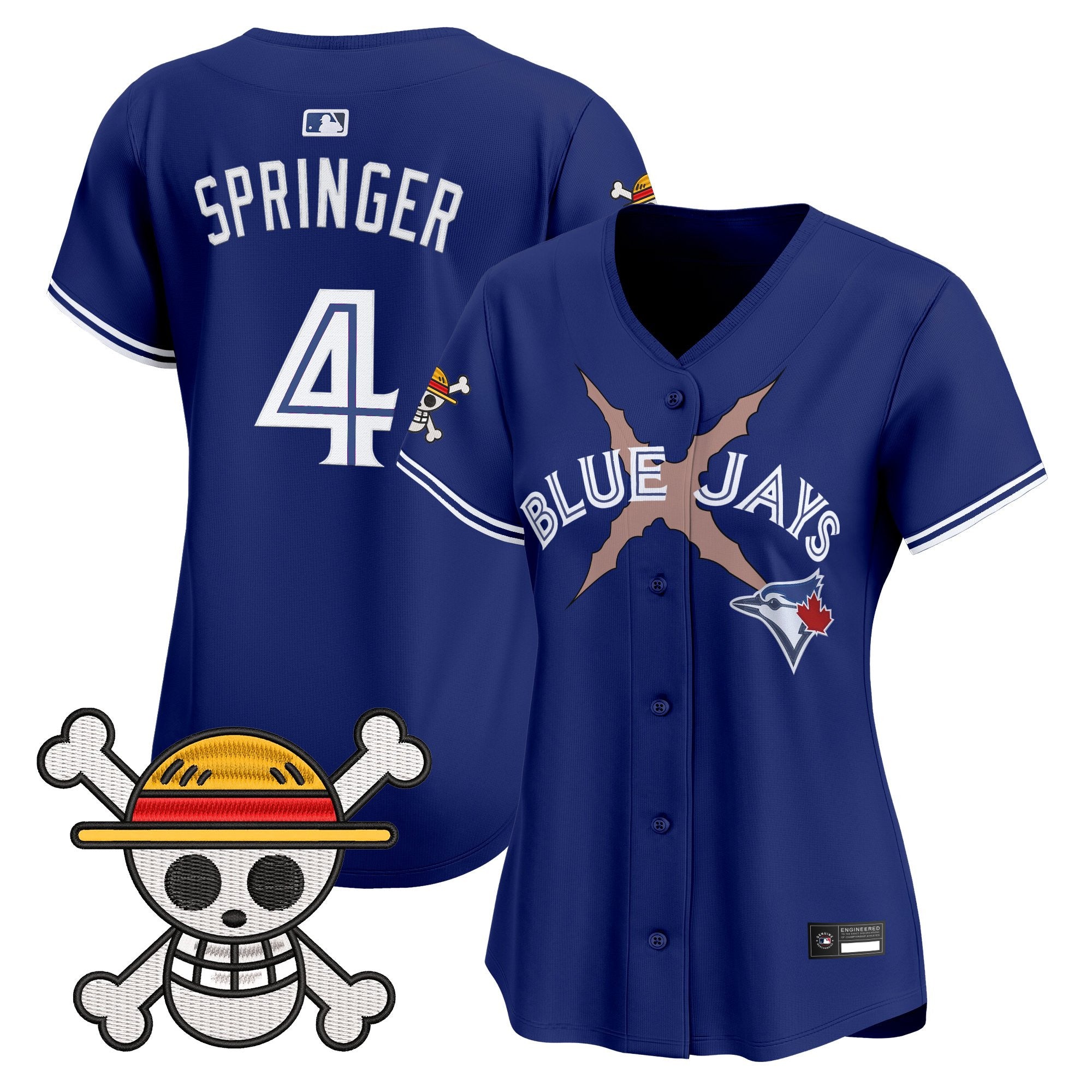 Women's Blue Jays x One Piece Vapor Premier Limited Jersey - Stitched