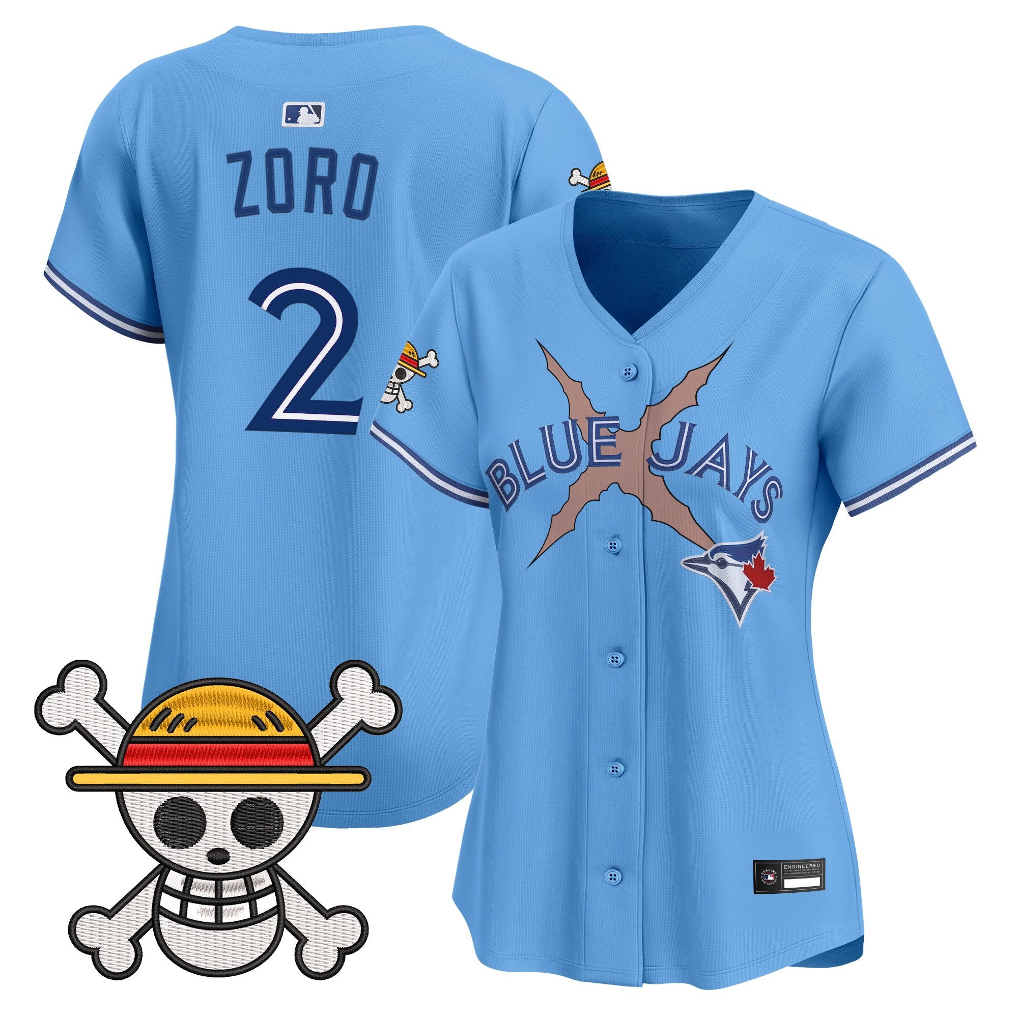 Women's Blue Jays x One Piece Vapor Premier Limited Jersey - Stitched