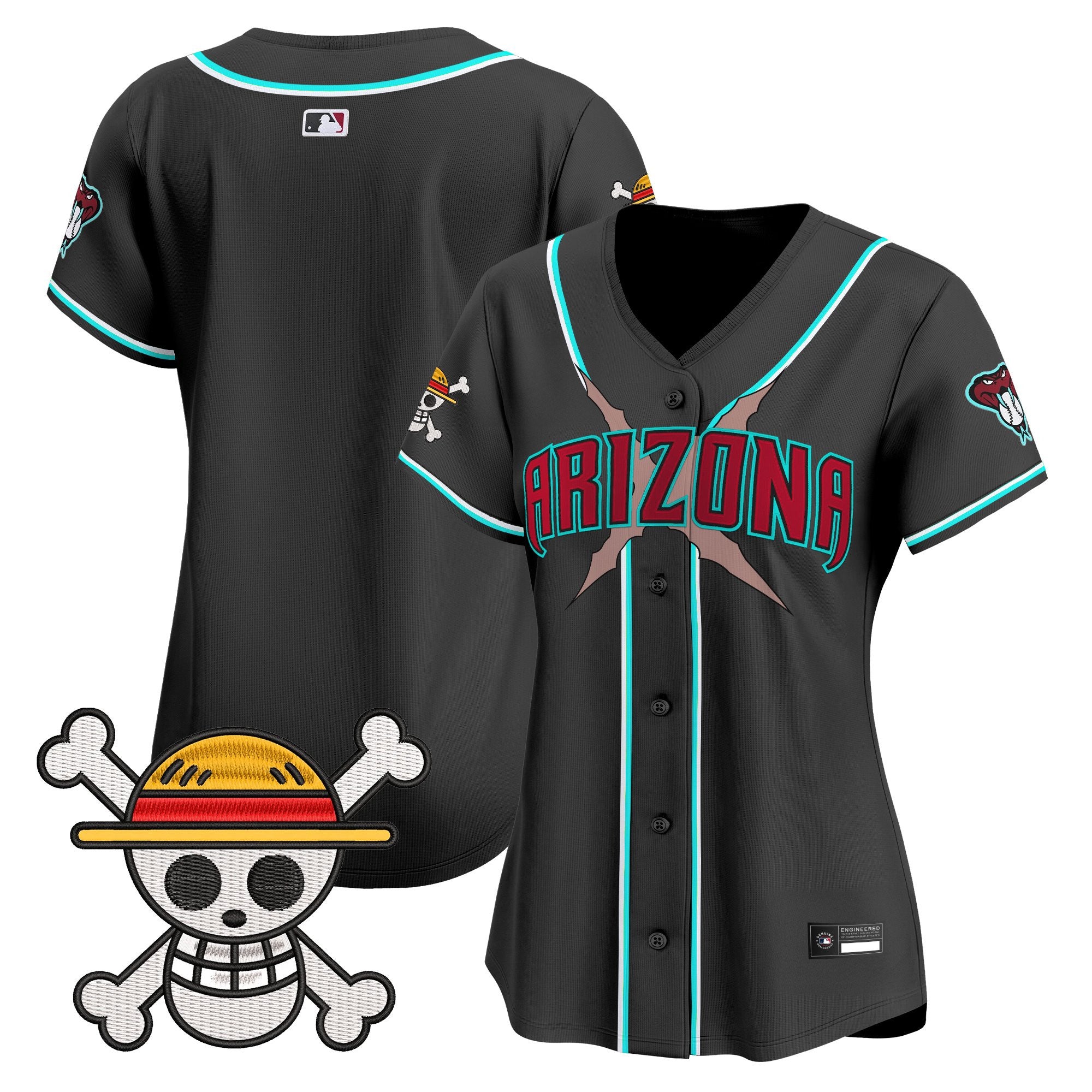 Women's Diamondbacks x One Piece Vapor Premier Limited Jersey - Stitched