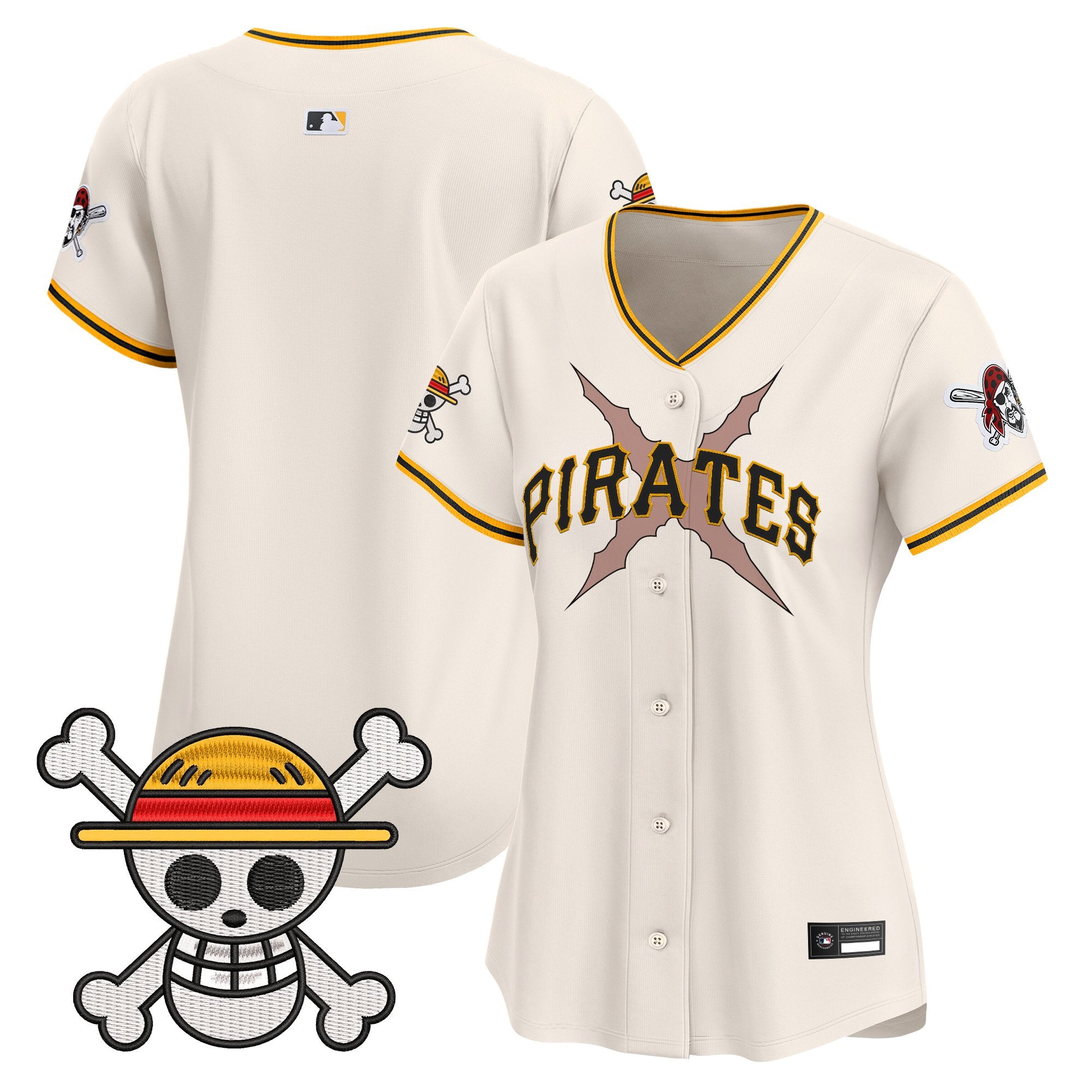 Women's Pittsburgh Pirates x One Piece Vapor Premier Limited Jersey - Stitched