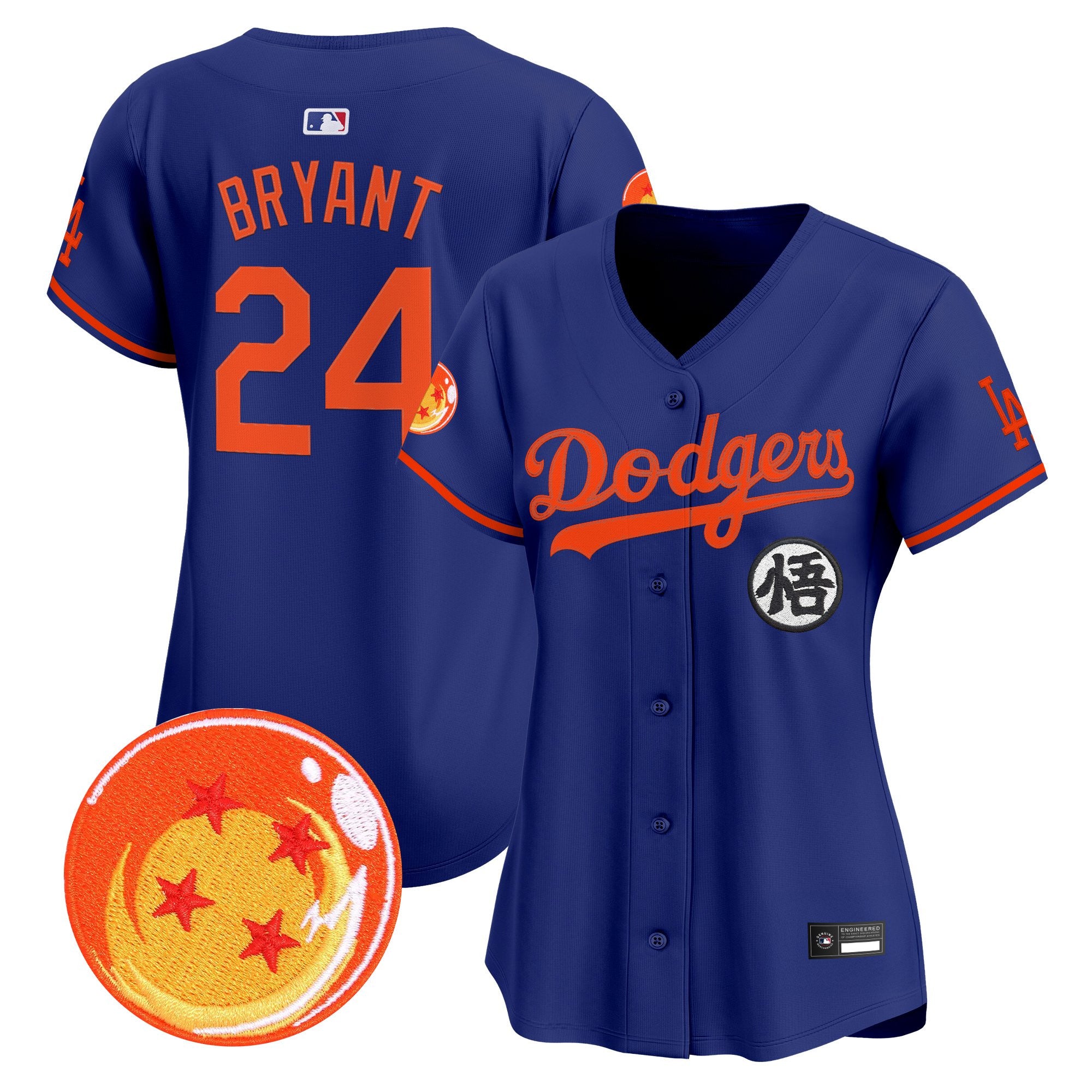 Women's Los Angeles Dodgers x Dragon Ball Vapor Premier Limited Jersey - All Stitched