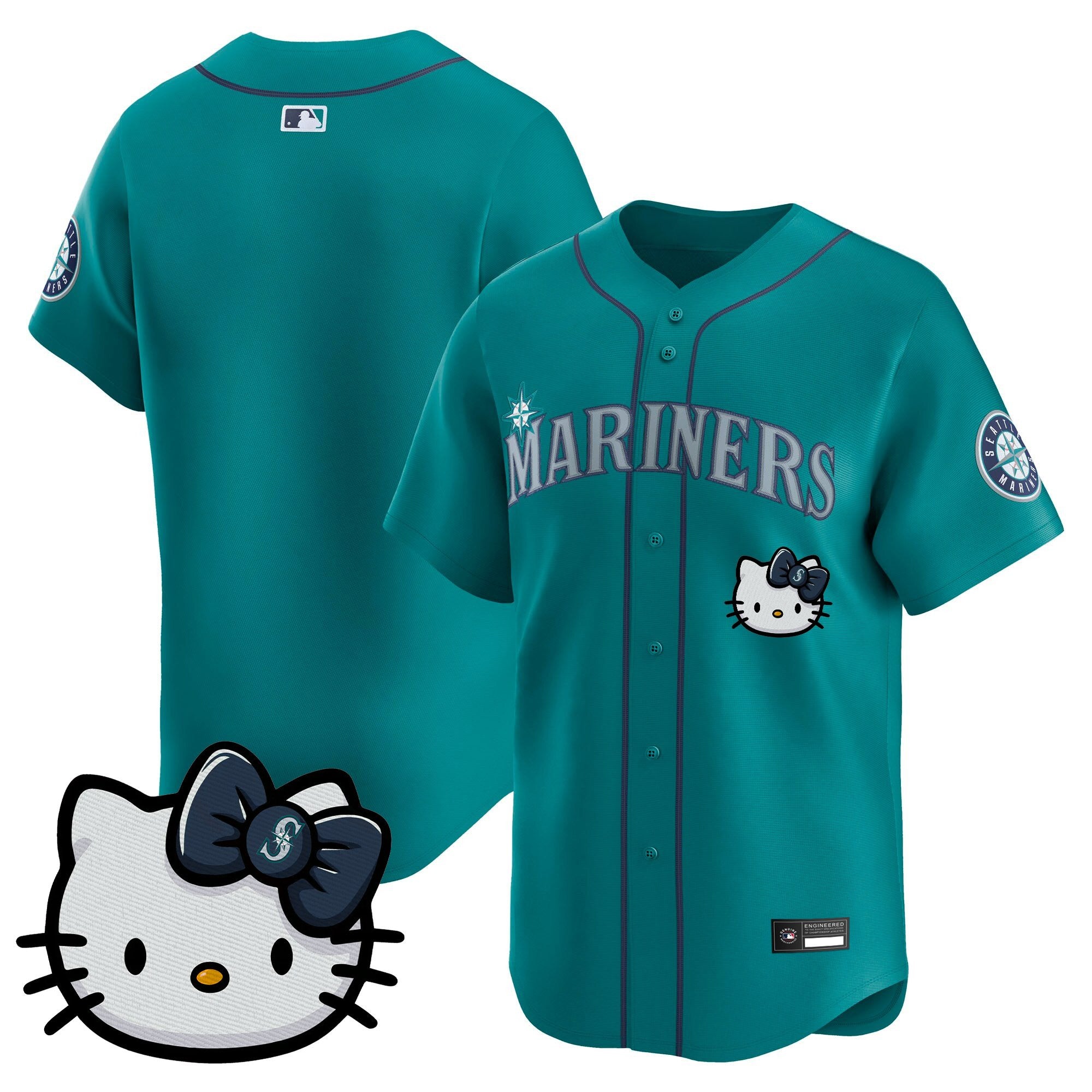 Unisex Seattle Mariners Hello Kitty Vapor Premier Limited Jersey – All Stitched