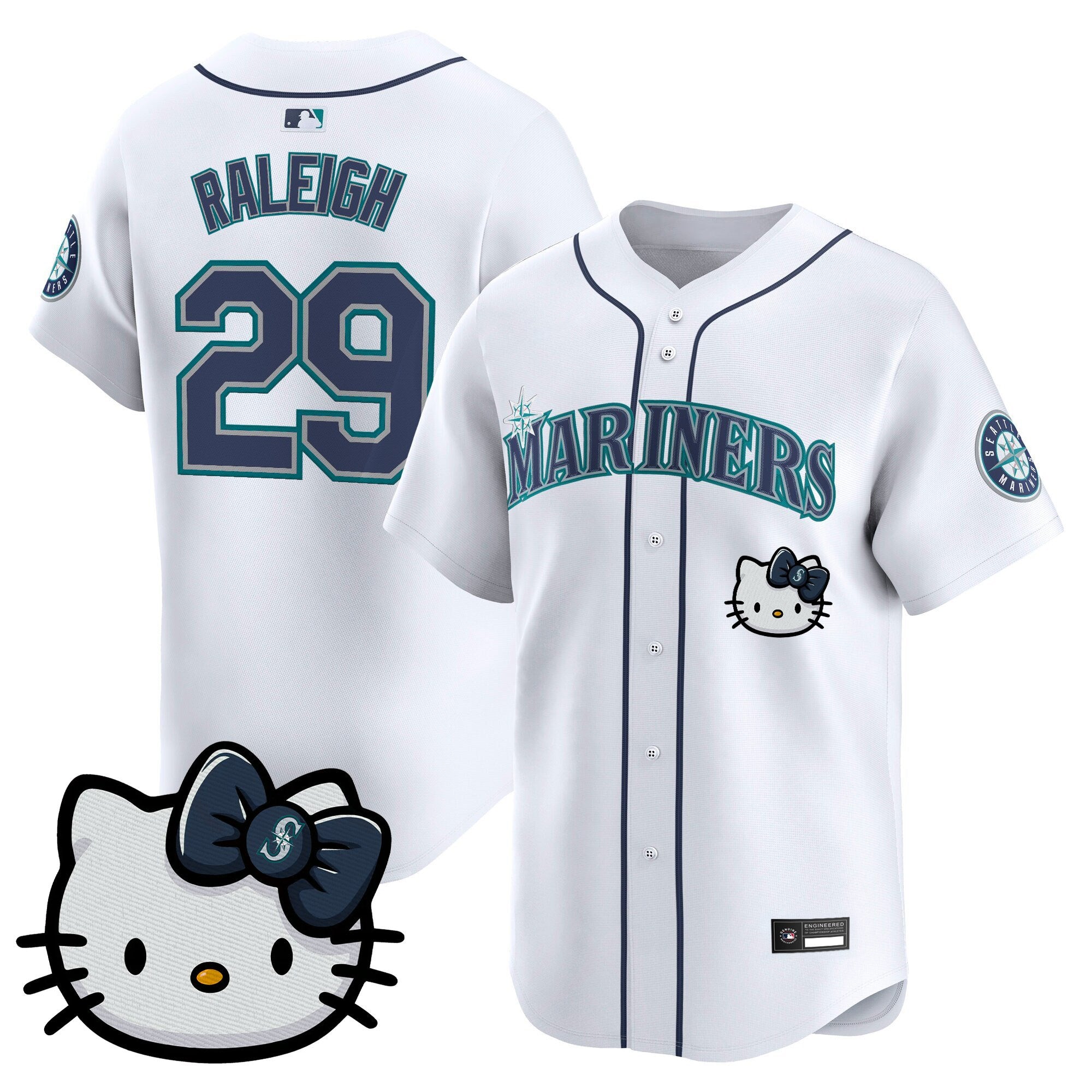 Unisex Seattle Mariners Hello Kitty Vapor Premier Limited Jersey – All Stitched