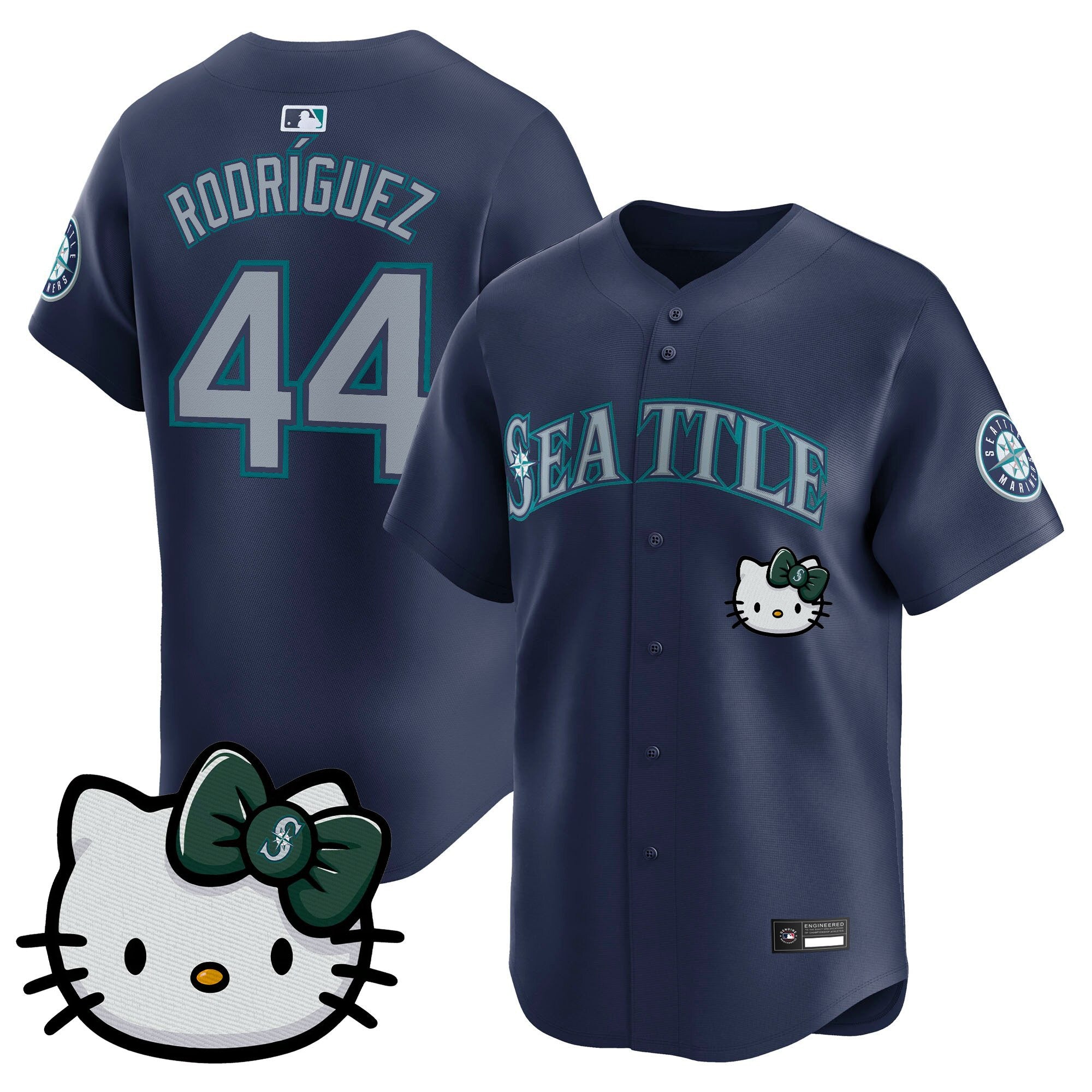 Unisex Seattle Mariners Hello Kitty Vapor Premier Limited Jersey – All Stitched