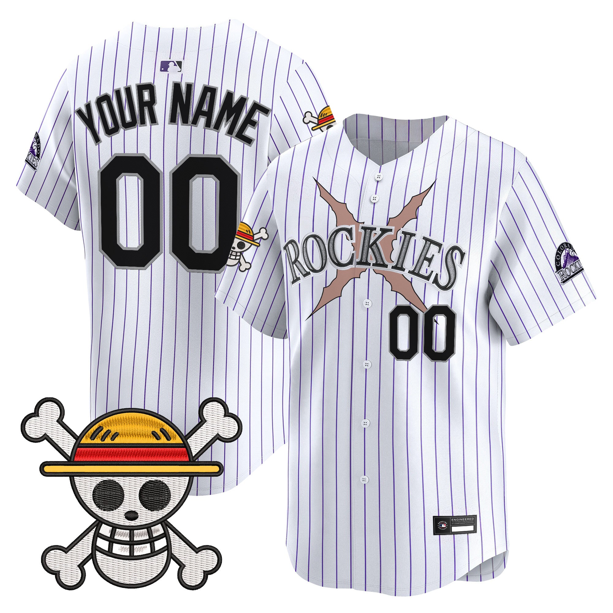 Colorado Rockies x One Piece Vapor Premier Limited Custom Jersey - Stitched