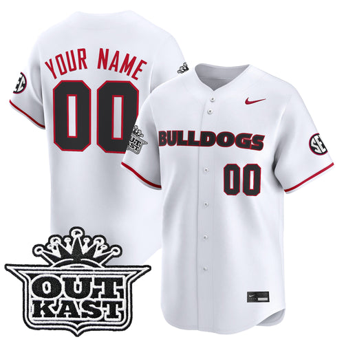 Georgia Bulldogs Baseball x Outkast Vapor Premier Limited Custom Jersey - All Stitched