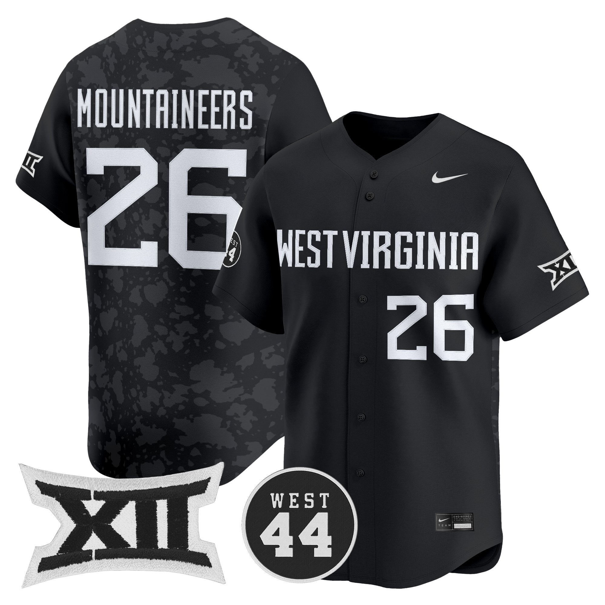 Men's West Virginia Mountaineers 2026 Vapor Premier Limited Jersey - All Stitched
