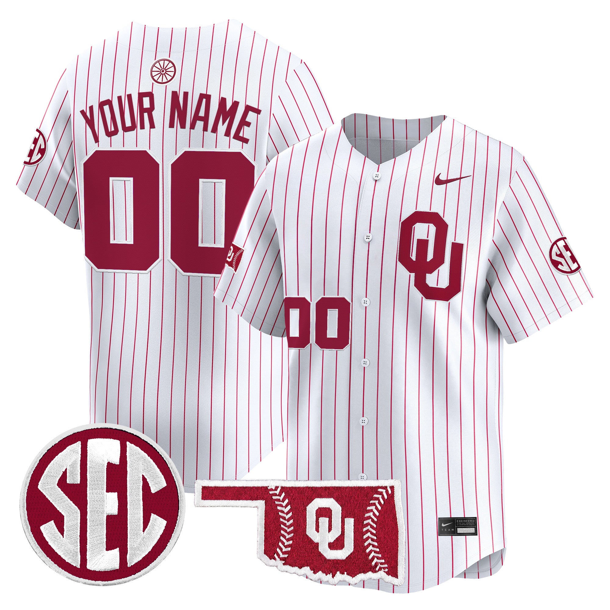 Oklahoma Sooners 2026 Vapor Premier Limited Custom Jersey - All Stitched