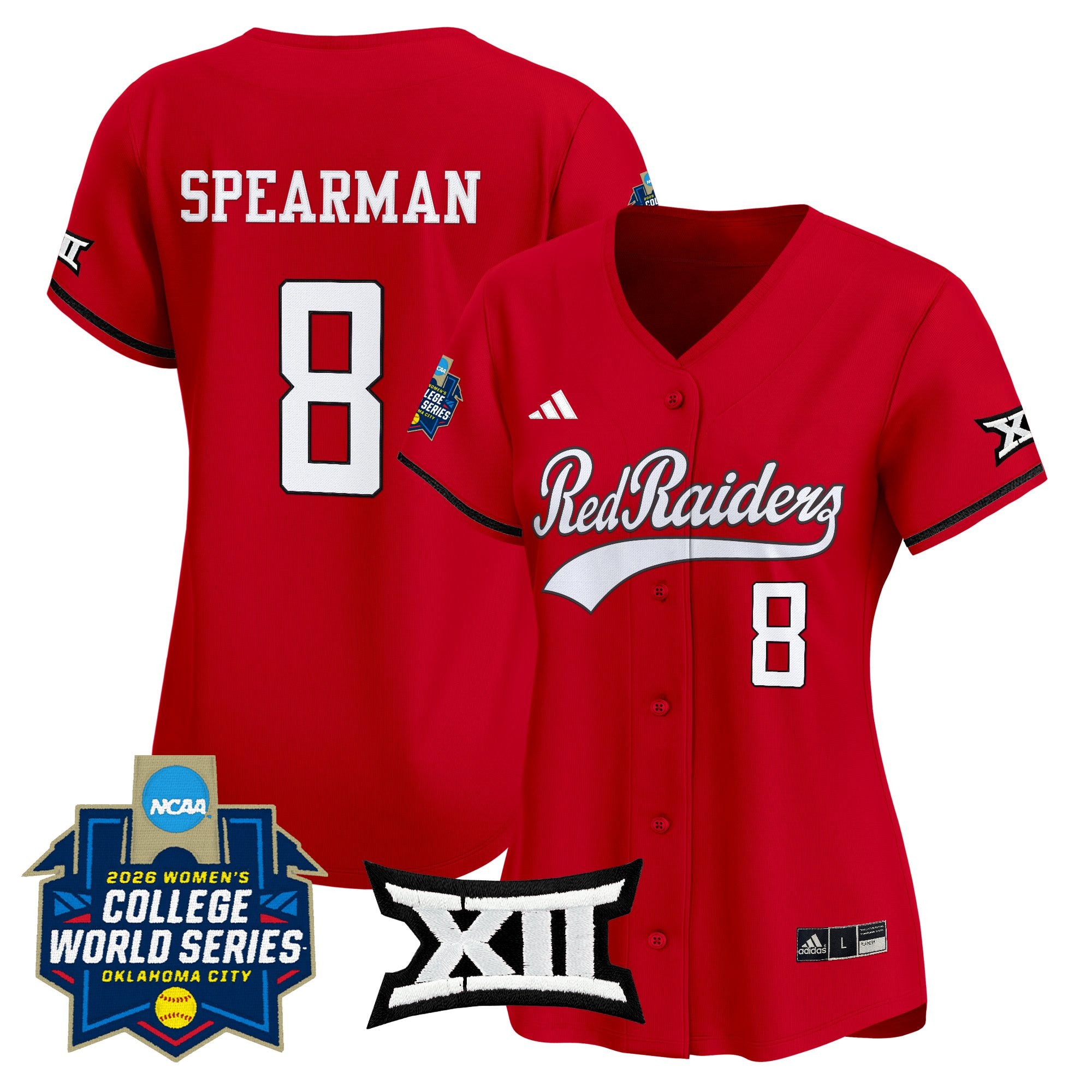 Women's Texas Tech Red Raiders Softball 2026 World Series (WCWS) Vapor Premier Limited Jersey - All Stitched