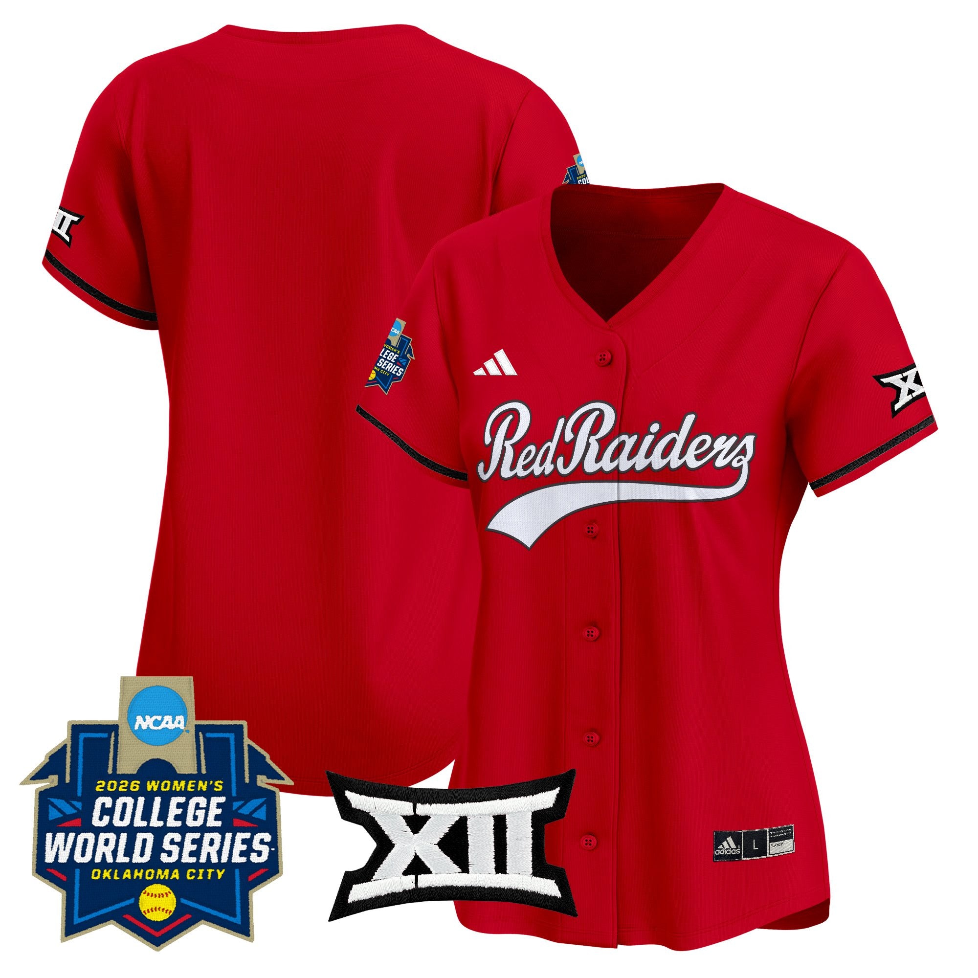 Women's Texas Tech Red Raiders Softball 2026 World Series (WCWS) Vapor Premier Limited Jersey - All Stitched