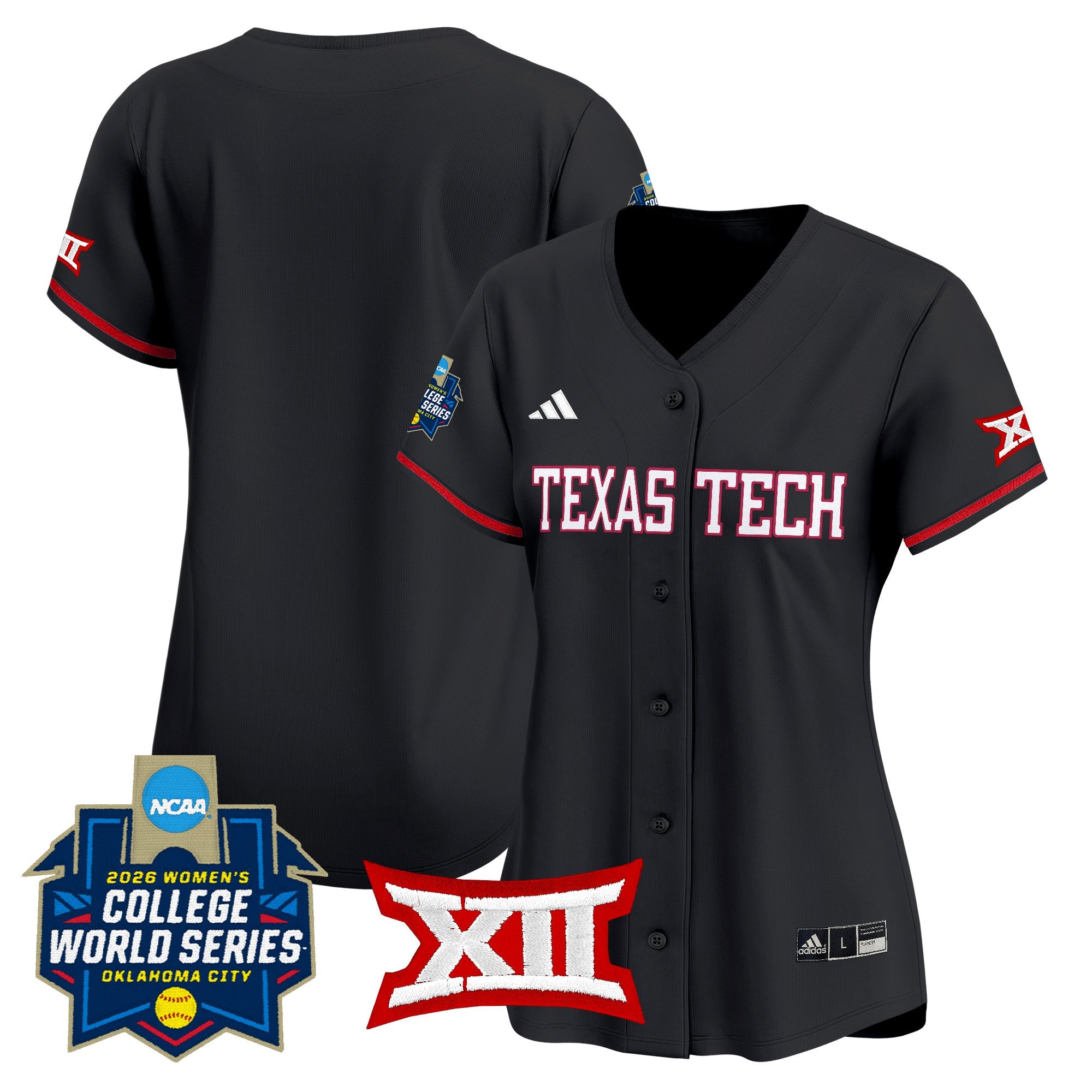 Women's Texas Tech Red Raiders Softball 2026 World Series (WCWS) Vapor Premier Limited Jersey - All Stitched