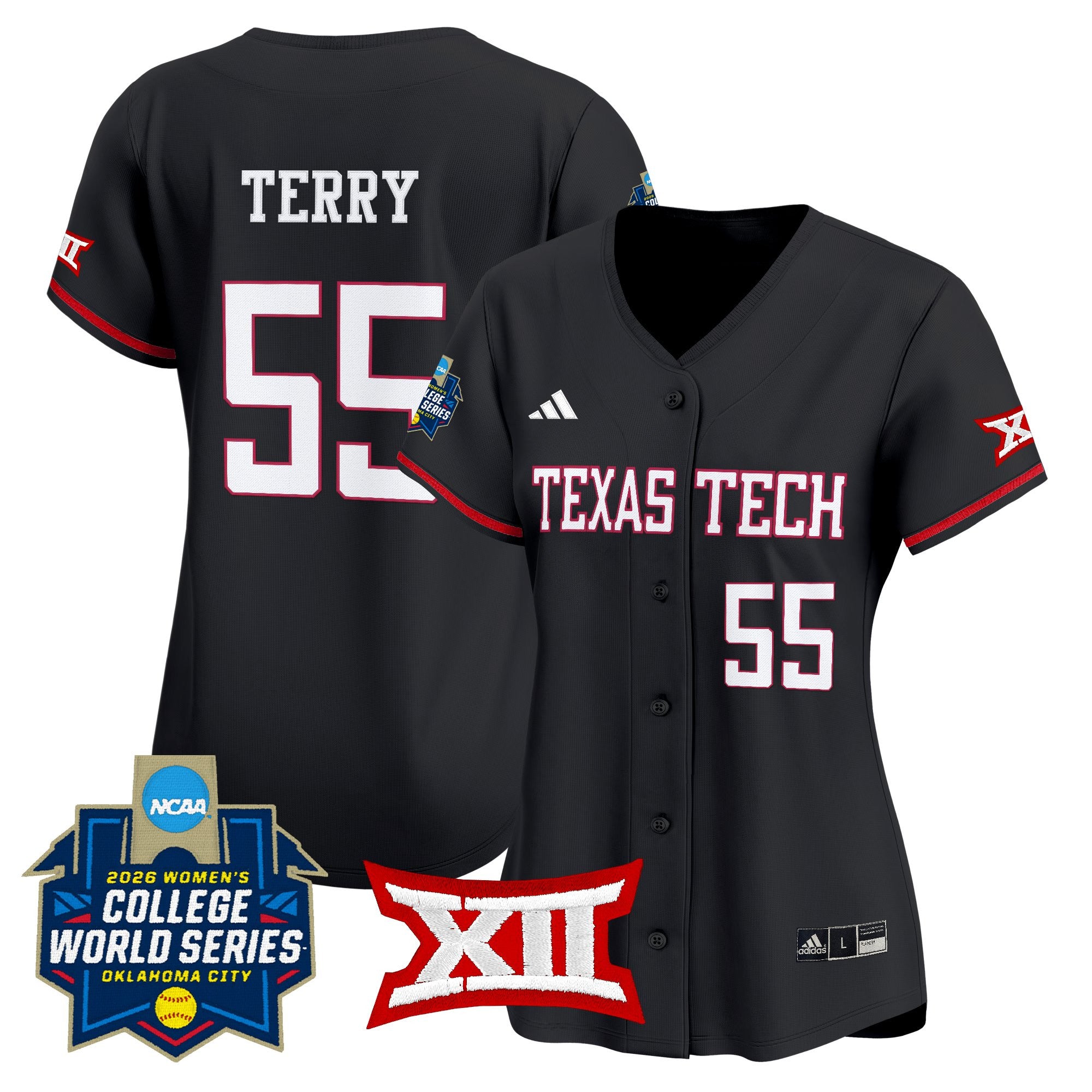 Women's Texas Tech Red Raiders Softball 2026 World Series (WCWS) Vapor Premier Limited Jersey - All Stitched