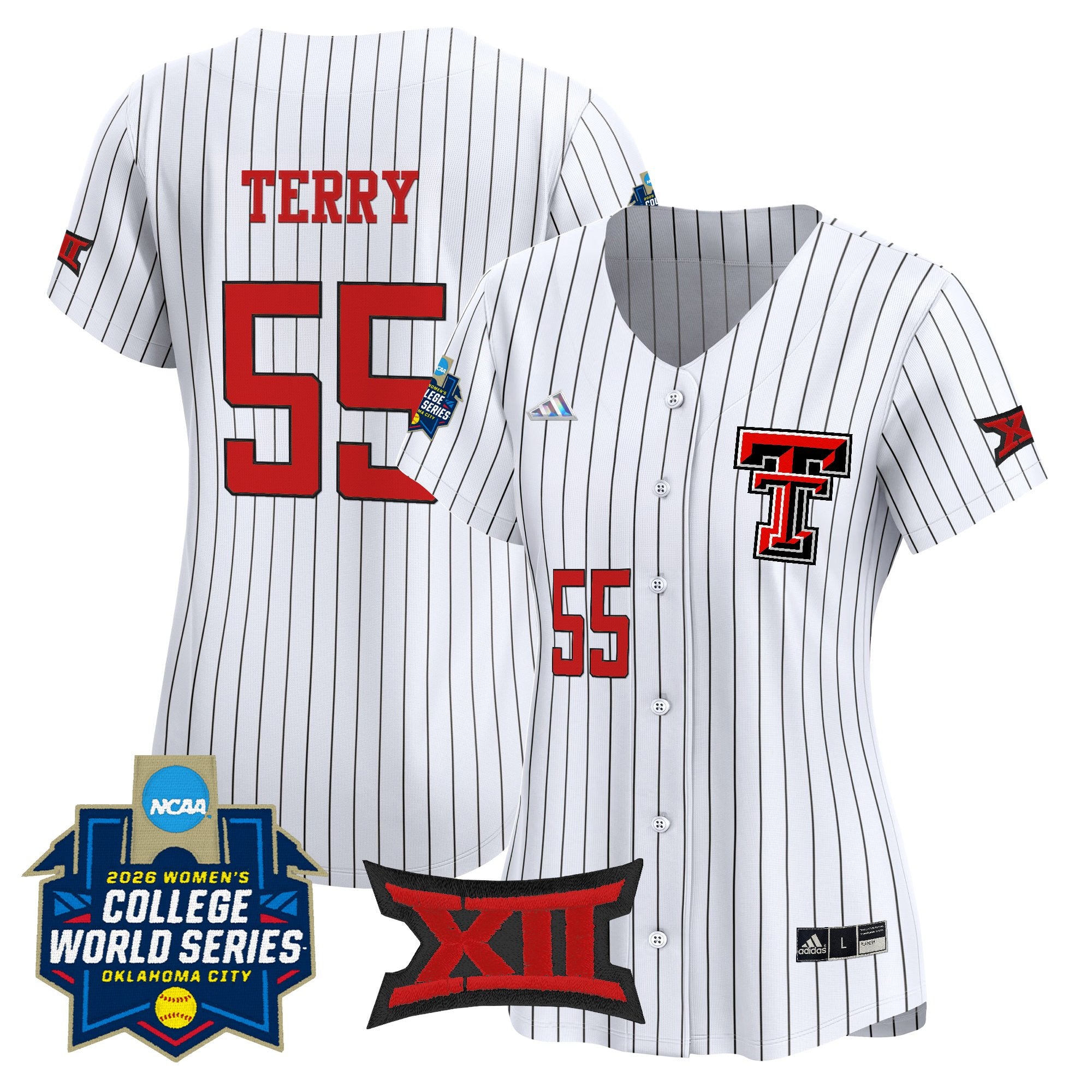 Women's Texas Tech Red Raiders Softball 2026 World Series (WCWS) Vapor Premier Limited Jersey - All Stitched