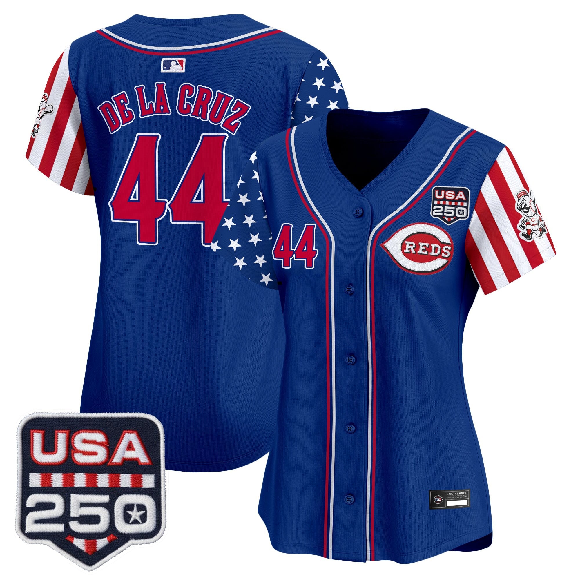 Women's Cincinnati Reds "America250 Edition" Vapor Premier Limited Jersey - All Stitched