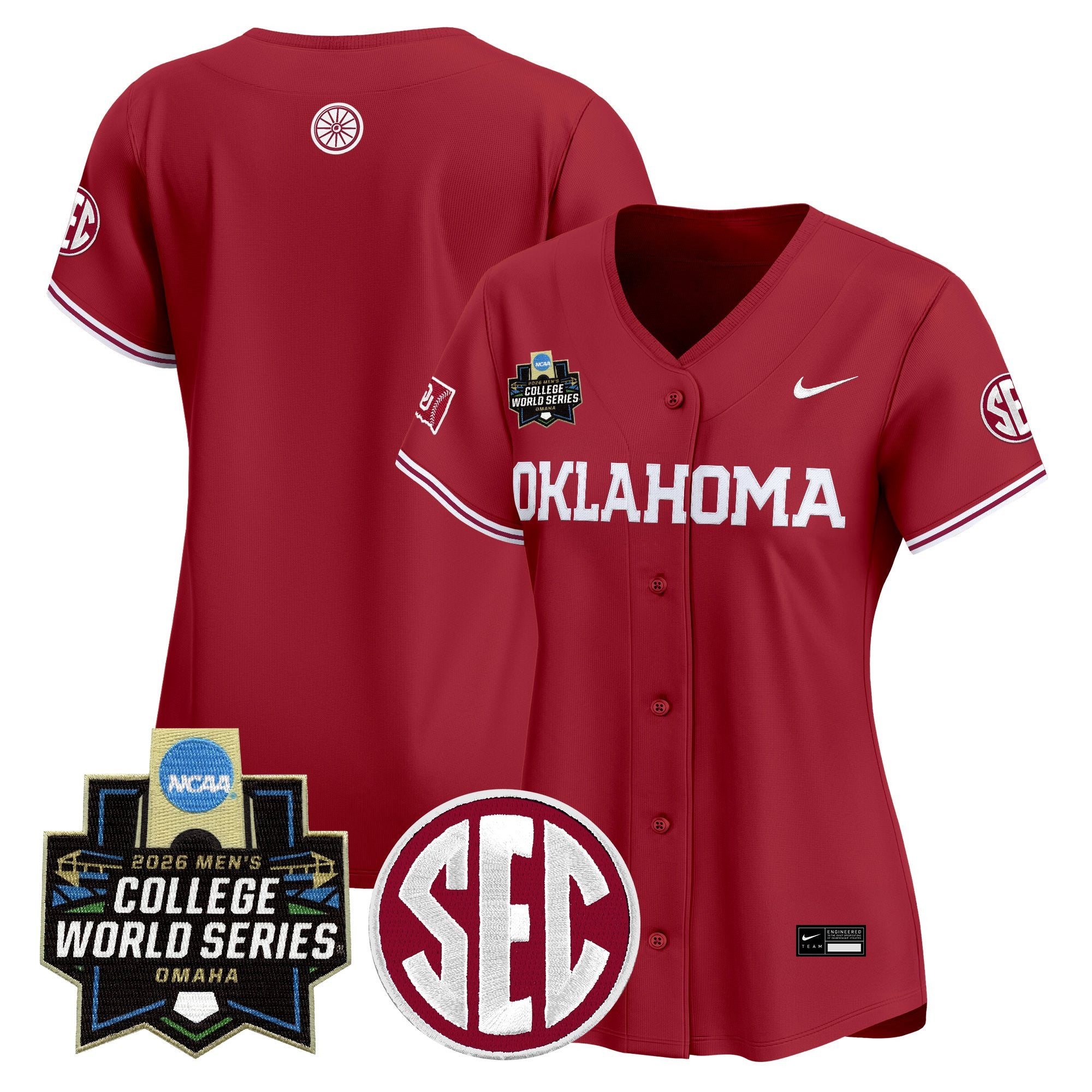 Women's Oklahoma Sooners 2026 World Series Vapor Premier Limited Jersey - All Stitched