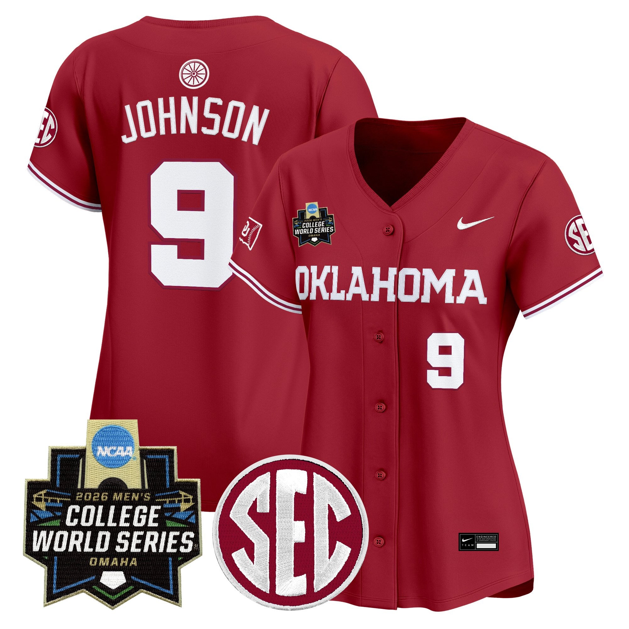 Women's Oklahoma Sooners 2026 World Series Vapor Premier Limited Jersey - All Stitched