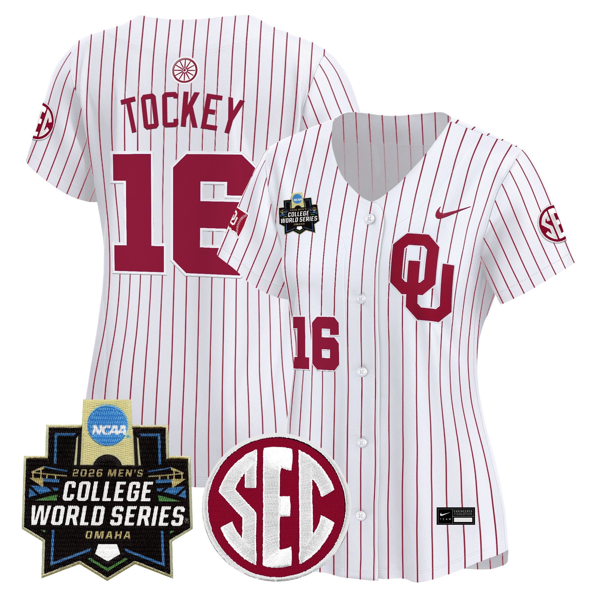 Women's Oklahoma Sooners 2026 World Series Vapor Premier Limited Jersey - All Stitched