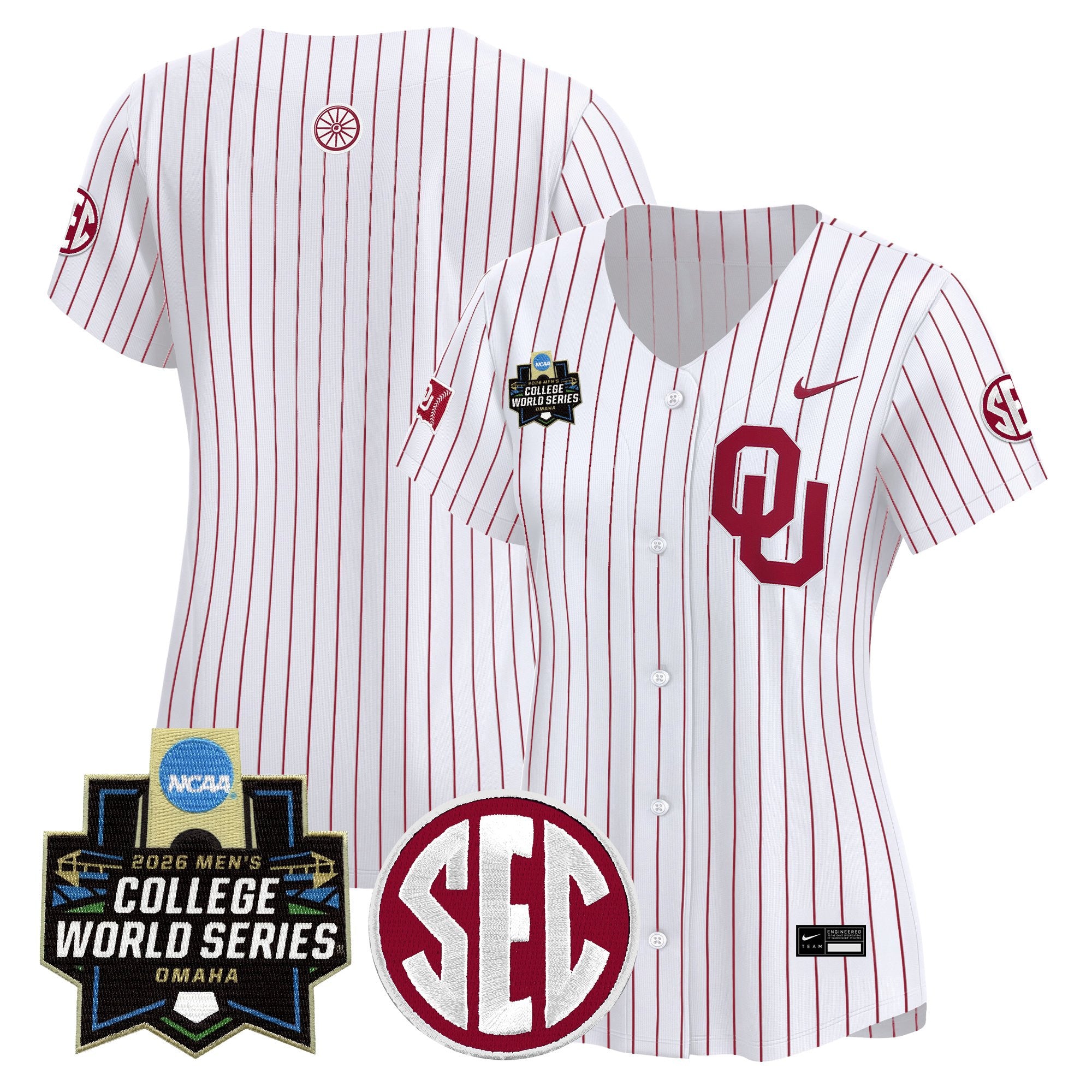 Women's Oklahoma Sooners 2026 World Series Vapor Premier Limited Jersey - All Stitched