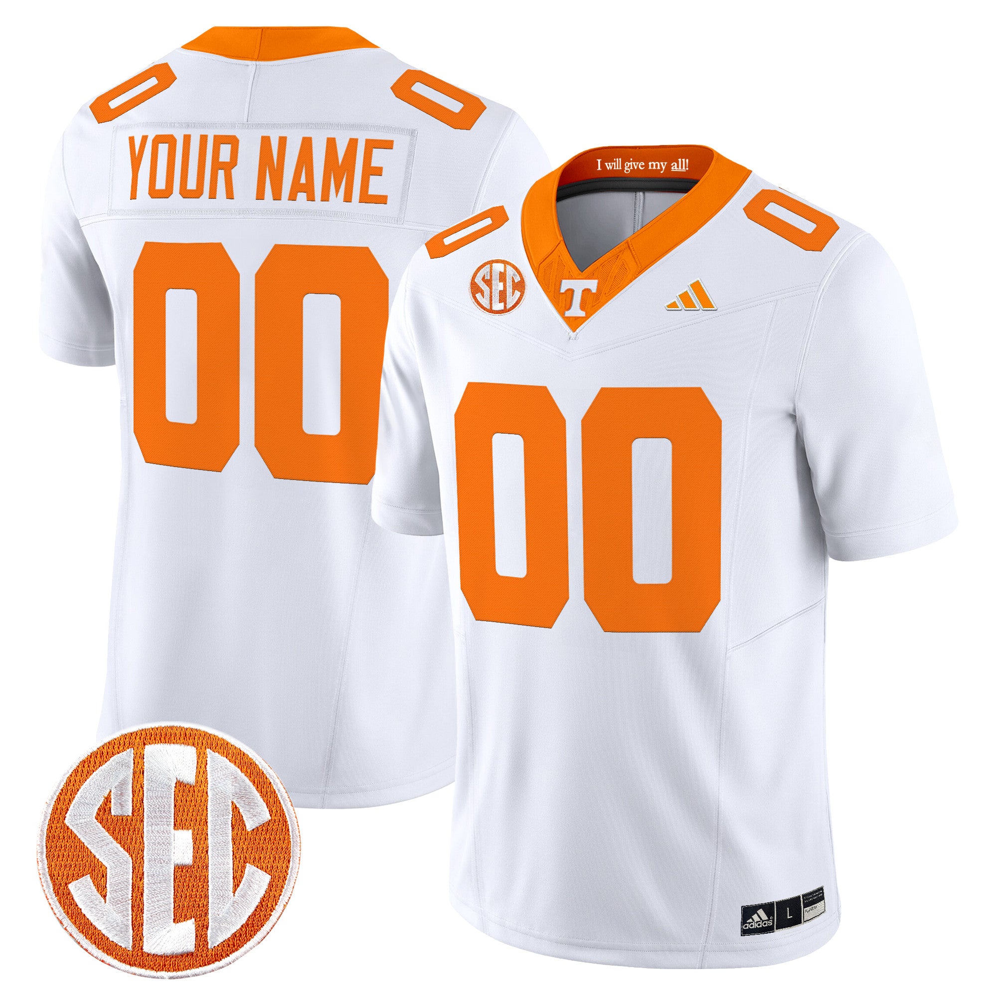 Tennessee Volunteers 2026 Vapor Limited Custom Jersey - All Stitched