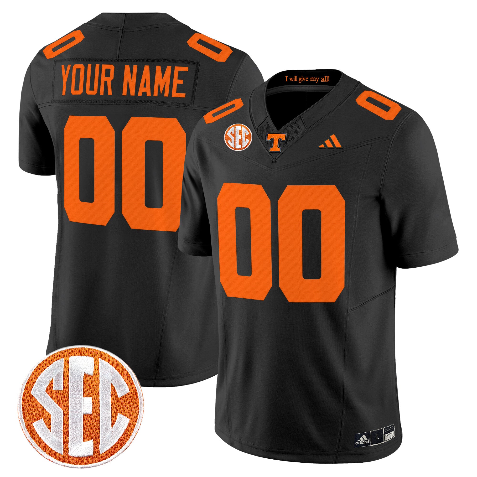 Tennessee Volunteers 2026 Vapor Limited Custom Jersey - All Stitched